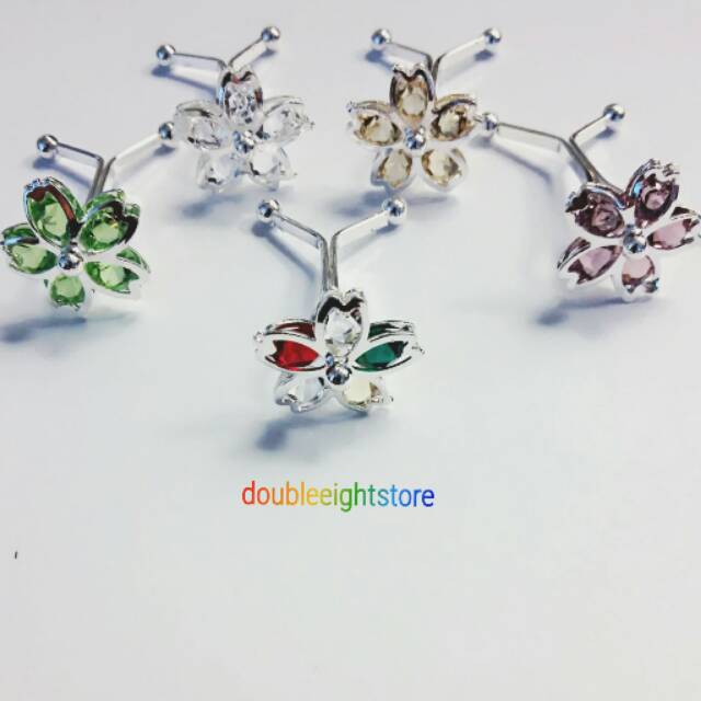 Klip Turki Blossom A015 | Turkey Turkish Jilbab Clip Hijab Penjepit Kerudung Pashmina