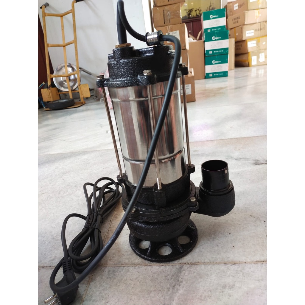 MAXPUMP WQD10-10-1.1 POMPA AIR SEWAGE PUMP POMPA CELUP AIR KOTOR 2INCH 1100WATT 1.5HP 220VOLT 50HZ POMPA AIR