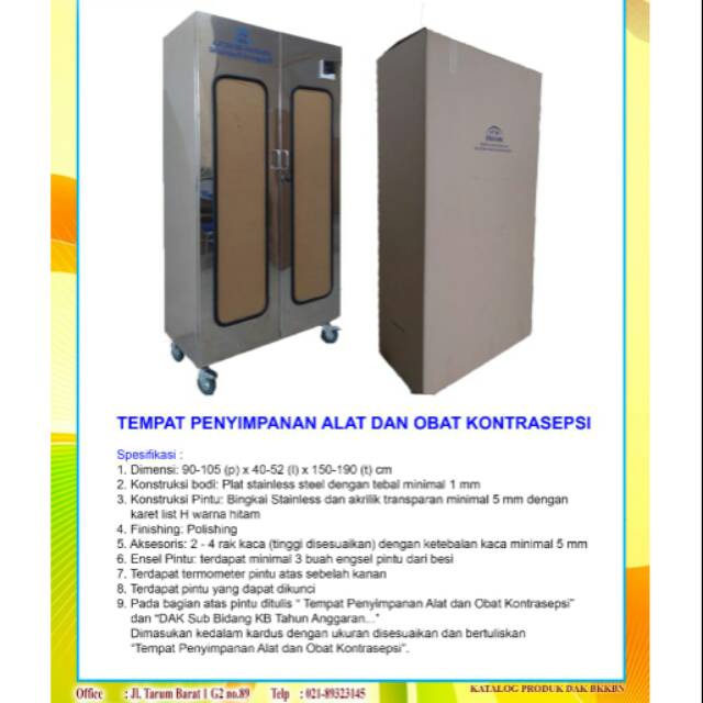 LEMARI PENYIMPANAN OBAT