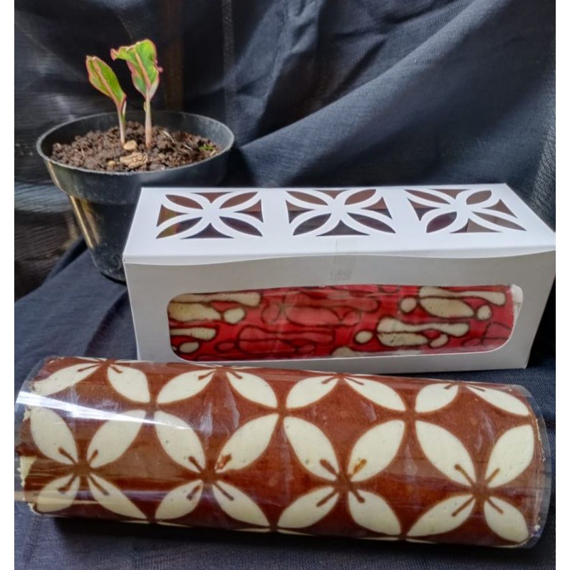 

Batik roll cake (Bolu batik gulung)