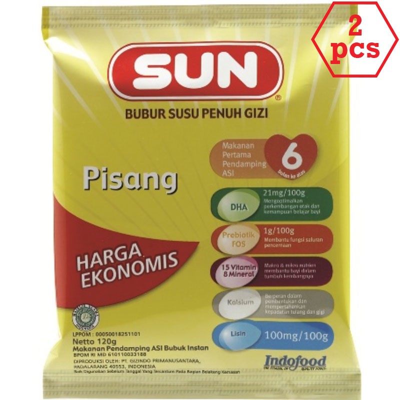 

SUN Pisang Ekonomis 120g 2pcs