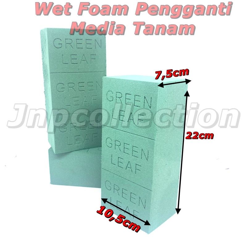 Pengganti Media Tanah Tanaman dan Bunga Floral Foam Basah