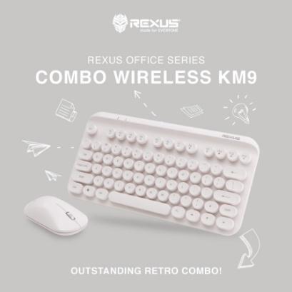 KEYBOARD MOUSE WIRELESS REXUS  KM9 COMBO