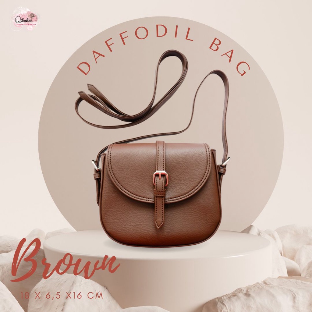 TAS SELEMPANG WANITA - QIKAKOE DAFFODIL 370