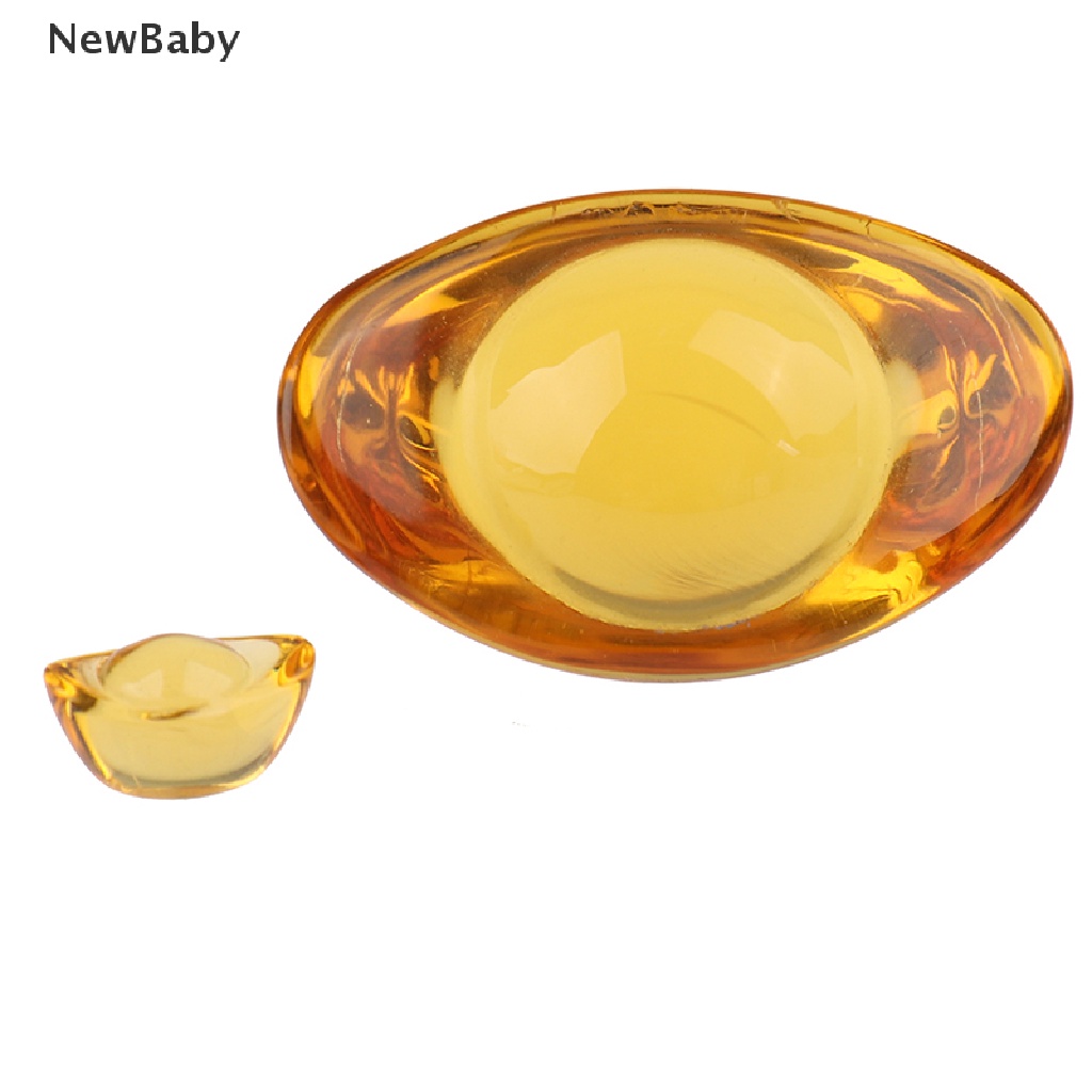 5pcs Ornamen Feng Shui Yuan Bao Ingot Keberuntungan Untuk Dekorasi Rumah