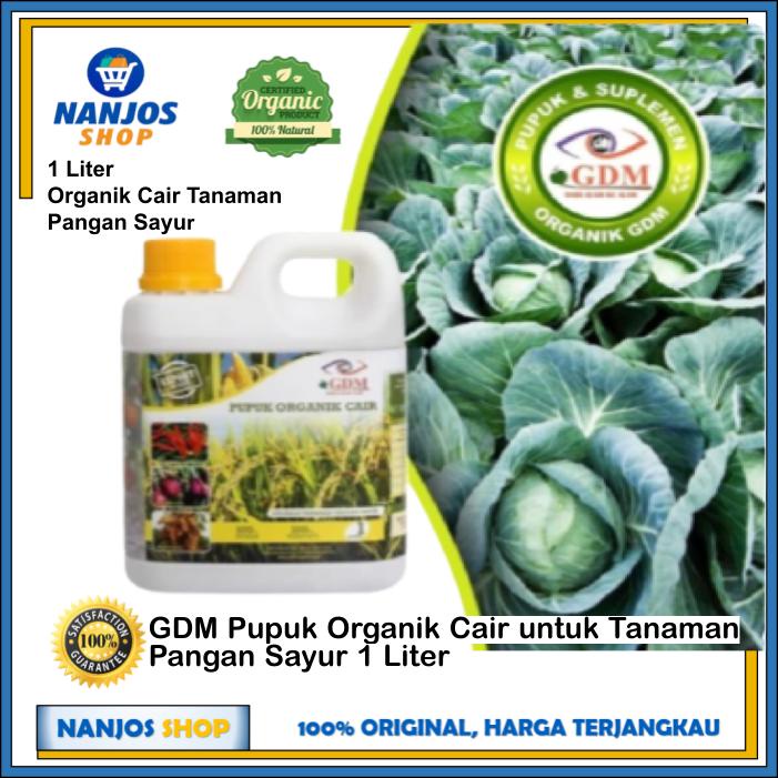 GDM Pupuk Organik Cair Tanaman Pangan Sayur Pupuk Organik Penyubur 1 L