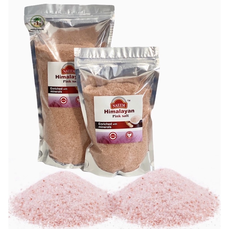 

Garam Himalaya 1KG asli Himalayan Pink Salt Original