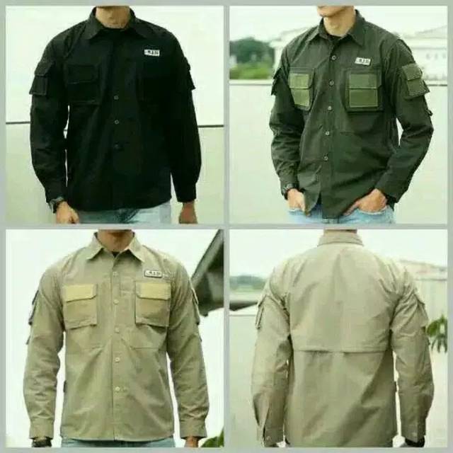 Kemeja Tactical 511 PDL Lapangan Outdoor  Lengan Panjang Grosir kemeja Tactical