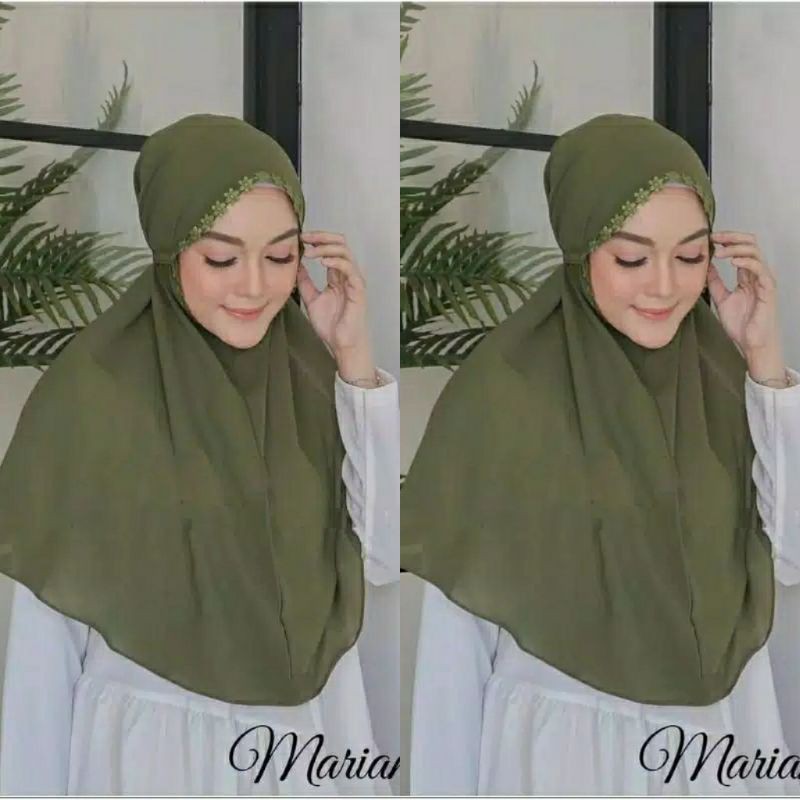 BERGO MARYAM RENDA MELATI/ KERUDUNG MARYAM KEMBANG