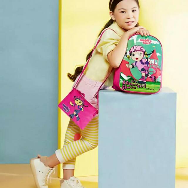 Promo tas anak sophie martin paris 2in1 new