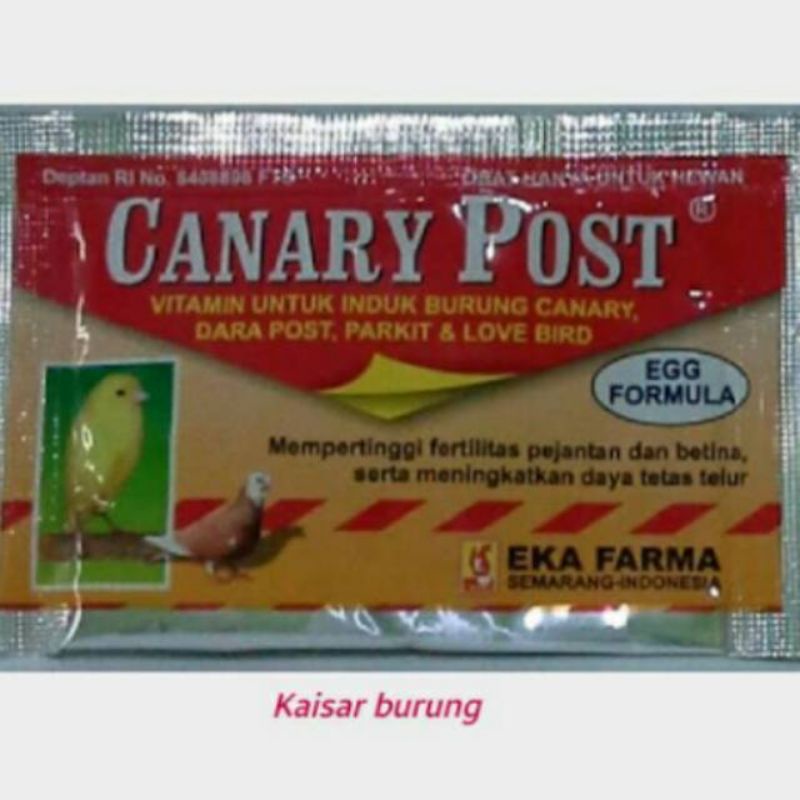 Canary Post Vitamin Indukan burung canary lovebird dara post parkit