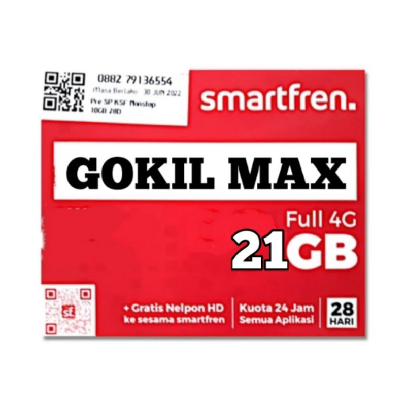 PERDANA SMARTFREN 21GB GOKIL MAX