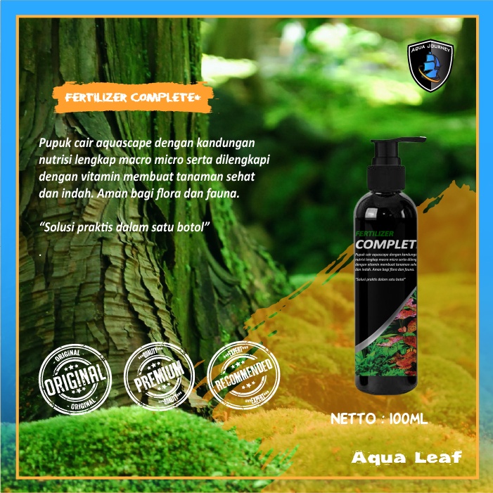 Fertilizer Complete+ Pupuk Cair Aquascape Lengkap Untuk Aquascape Aqua Leaf