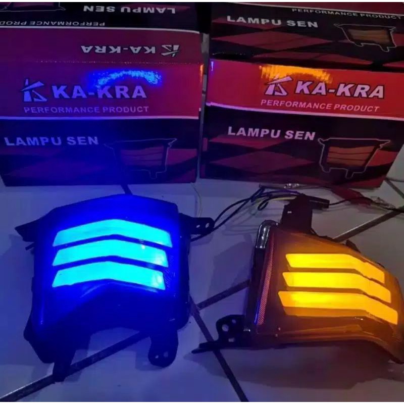 Lampu sen Led Nmax Sepasang Kiri Dan Kanan Biru Merah Putih