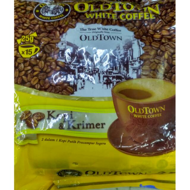 

Oldtown white coffee and krimer 15 sachet