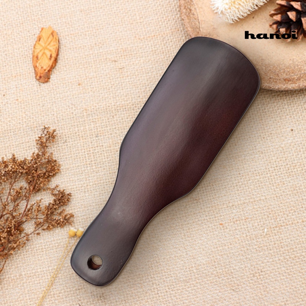HQTM_Mustache Brush Skin-friendly Brownish Black Wooden Handle Hair Styling Comb Shaving Tools for Men