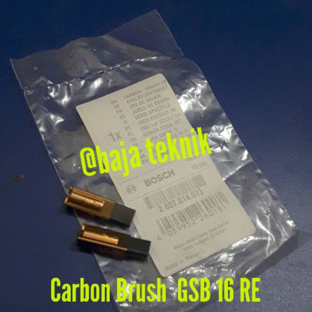 Carbon Brush Mesin Bor  GSB 16 RE BOSCH