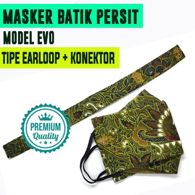 Masker Evo Persit Masker 3D Persit Masker Persit Masker Batik Persit