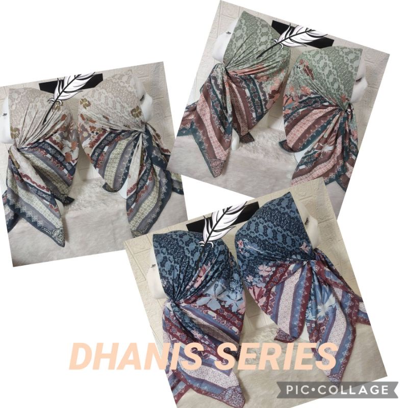 DEENAY KW HIJAB VOAL MOTIF DANISH SERIES