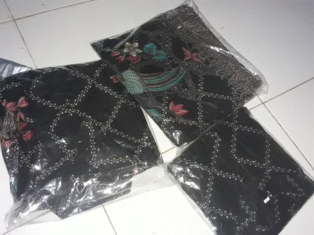 Batik Couple Keluarga Sania Ruffle Ori Ndoro Jowi Dnt Motif Jaring