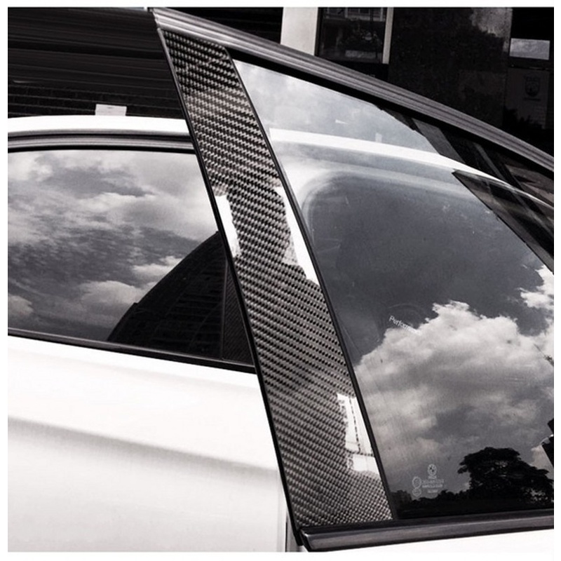 Stiker Strip Nano Carbon Fiber Anti Gores / Air Untuk Pelindung Kaca Spion Mobil Diy