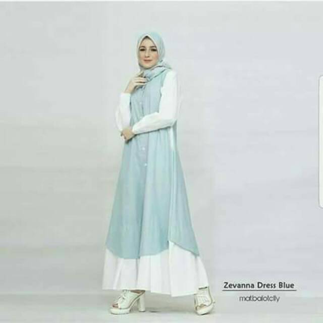 Zevana Dress Blue