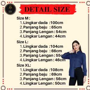 Baju Wanita Kekinian Kemeja Wanita Casual Blouse Wanita Lengan Panjang Polos Terbaru 2021 SS08-3