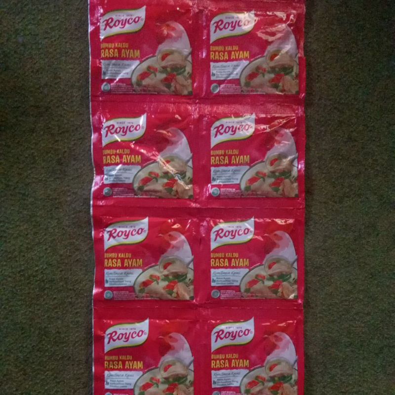 

Royco Rasa Ayam Sachet 8gr/isi 6pcs