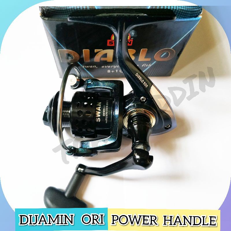 Reel SWAN DIABLO 500 800 2000 3000 6000(8+1BB) POWER HANDLE. TERMURAH