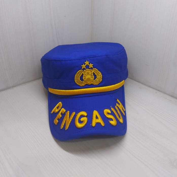 Topi Komando Pama Polri Pengasuh