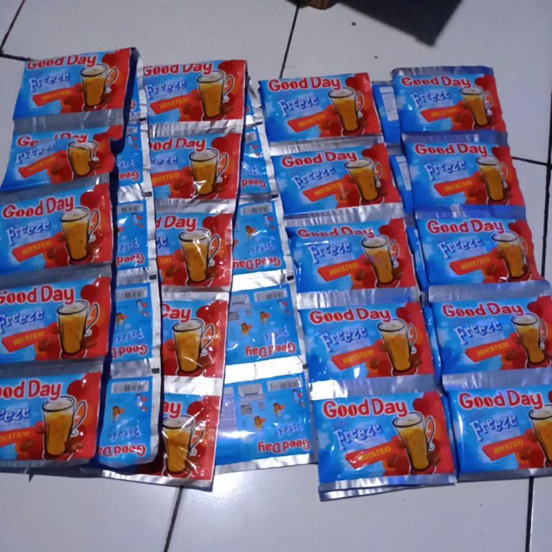 

Good day freeze mocafrio bag kemasan baru(10sachetx30g)