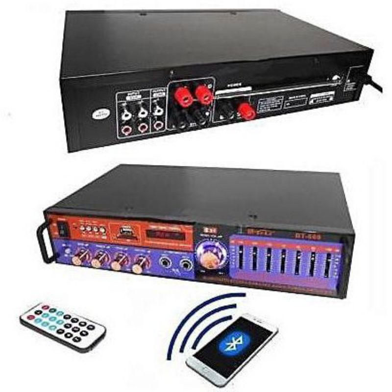 Amplifier Bluetooth Fleco BT 669 Termurah Dan Paling Bagus