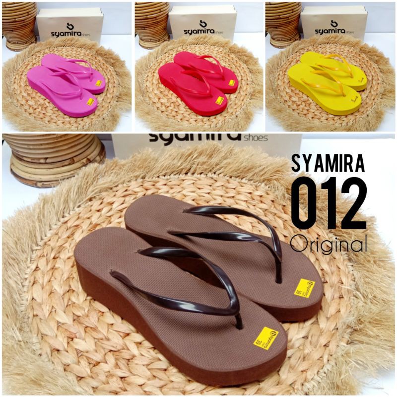 [ SYAMIRA 012 Wedges spon ] Sandal wanita wedges / Sandal spon super / Sandal jepit / Sandal wedges 