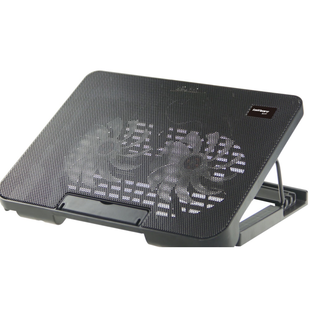 Cooling Pad Laptop Adjustable Stand 2 Kipas