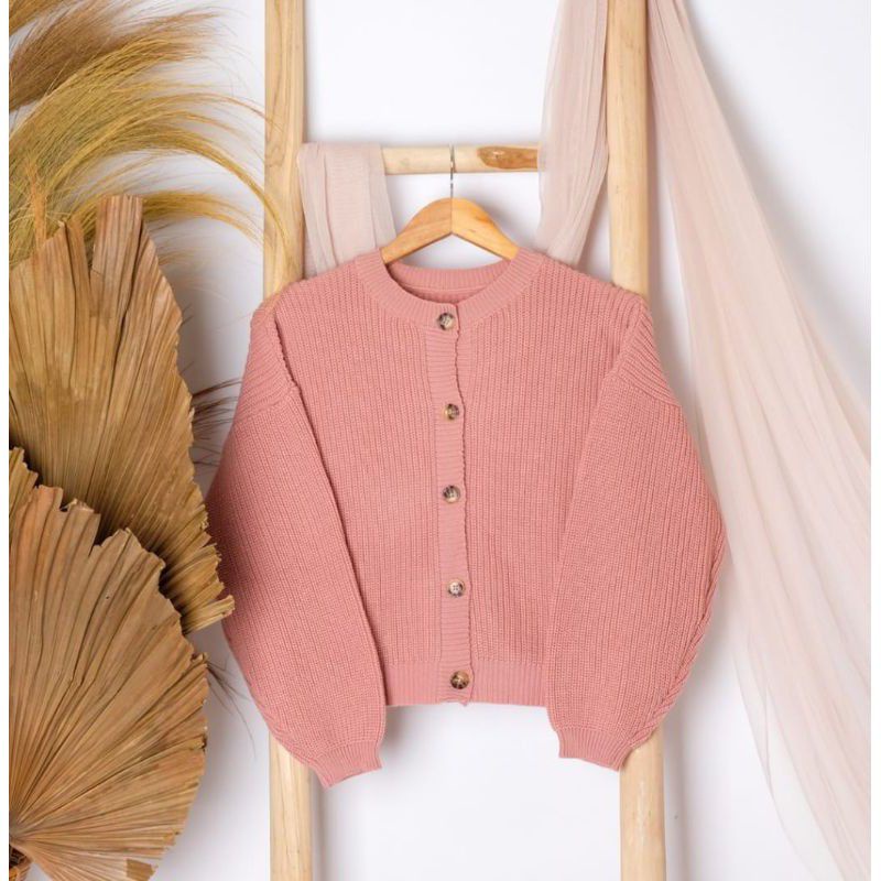 FX SHOP CARDIGAN ELIE SUPER BRANDED / CARDY CEILINE EXPORT TEBAL KERHA BULAT / CARDIGAN RAJUT PREMIUM KANCING
