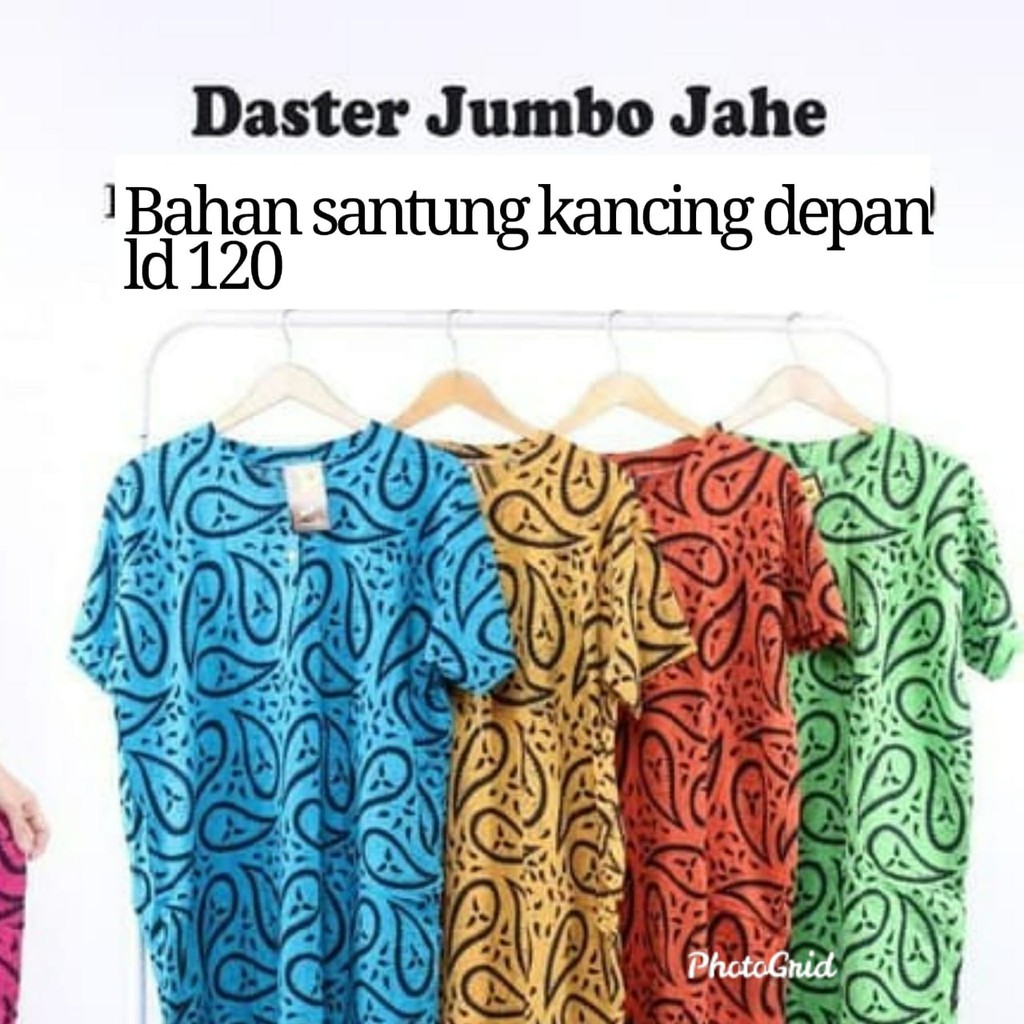 Daster jumbo 100rb dapat 3 pcs daster jumbo murah baju tidur daster ibu baju rumah santai