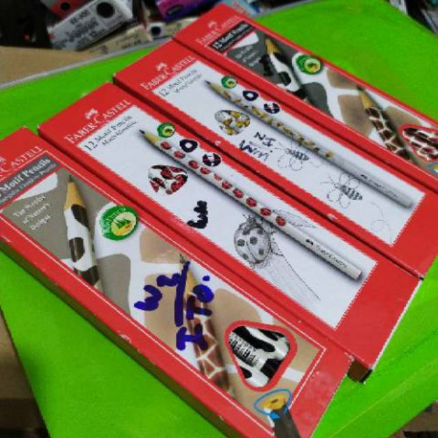

Pensil faber castell 2b motif animal
