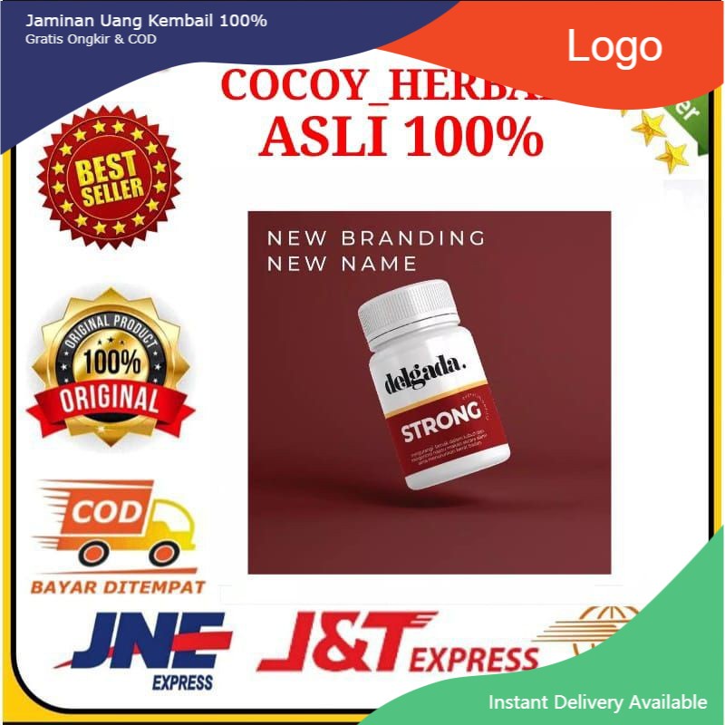 COD ( Bisa Cod ) Delgada Strong 100% Original Obat Pelangsing Penurun Berat Badan Super Terbaik Herb