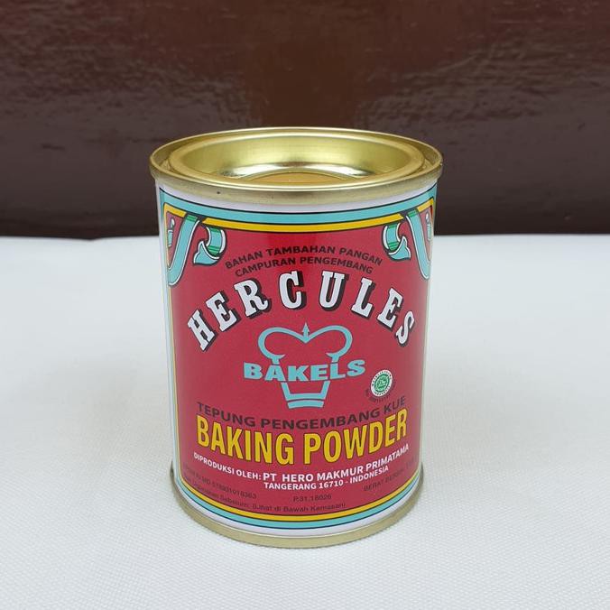 

TERPERCAYA SATUAN HERCULES BAKING POWDER DOUBLE ACTING 110 GRAM (KALENG) TERLARIS