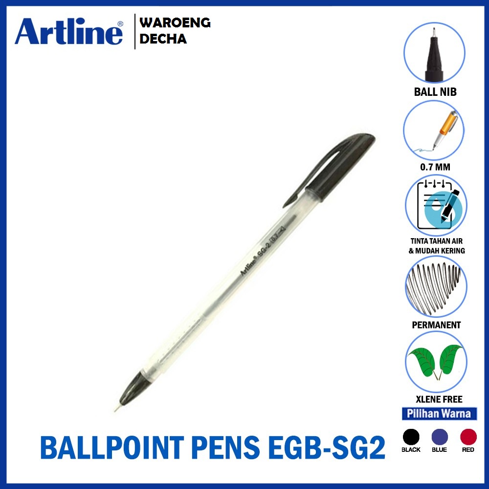 

Pulpen Artline Ballpoint Pen EGB-SG2