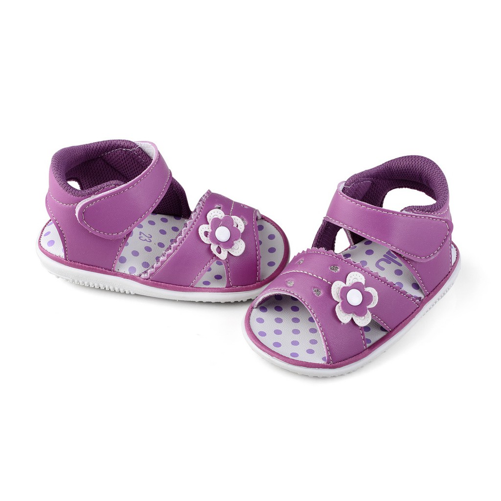 sandal baby girl bunga Ungu BSJ