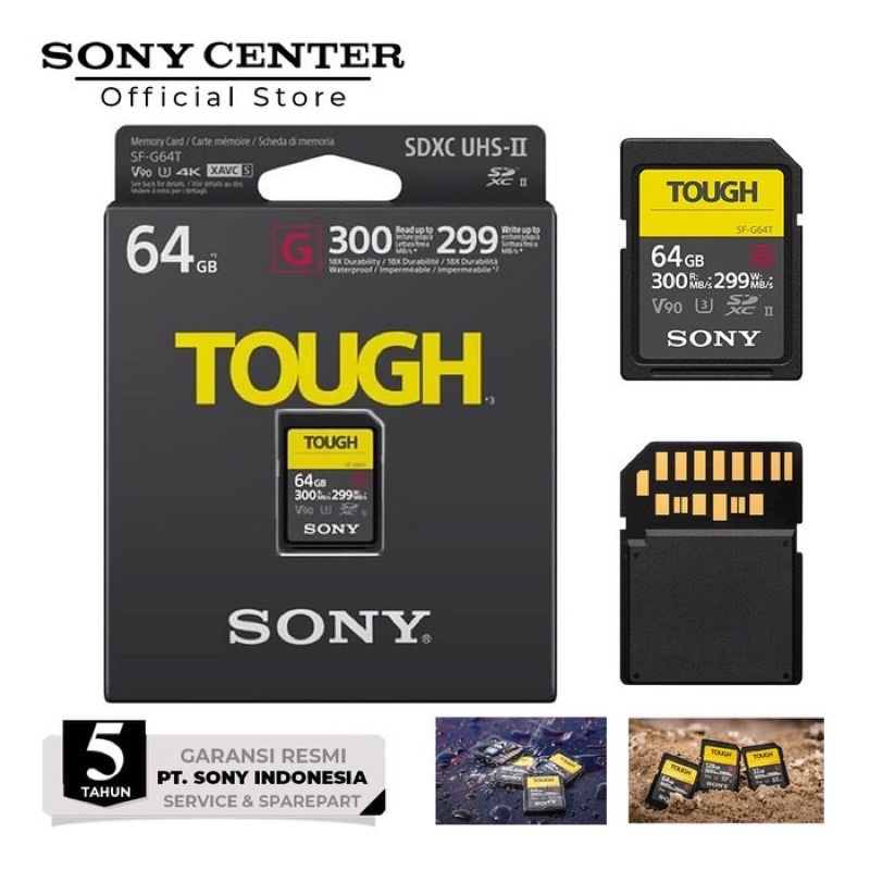 Sony UHS-II SDXC Memory Card