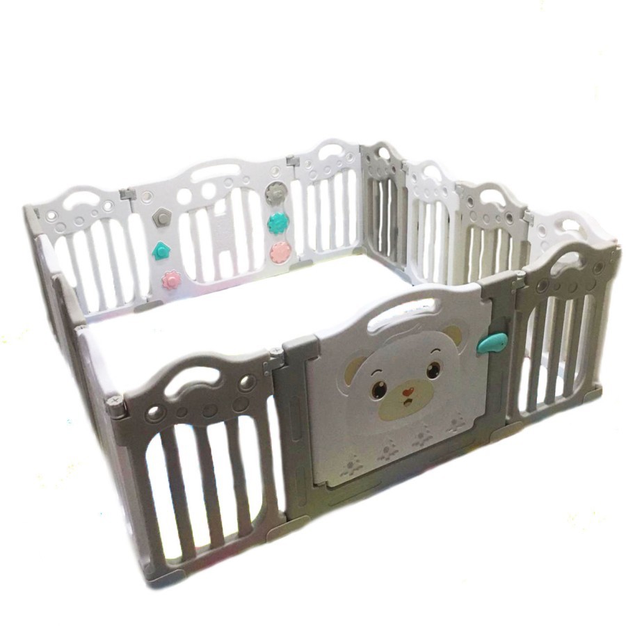 RB7 [COD] Pagar Bayi Bisa Dilipat Mudah Disimpan Bahan Plastik Pagar Bayi