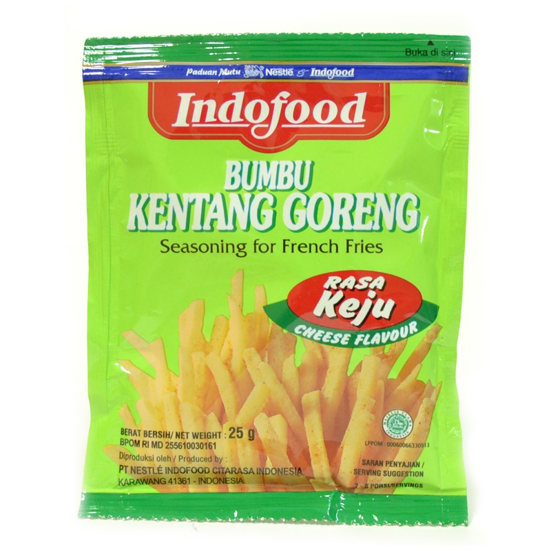 

Indofood Bumbu Kentang Goreng Keju 25Gr