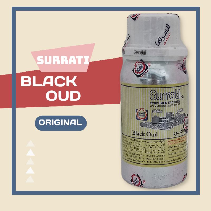 Black Oud Surrati 100ml Original Saudi Arabia Import Segel