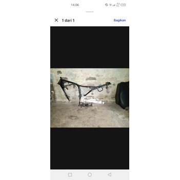 rangka set arem standar satu dan 2 step kanan kiri Honda Tiger lawas tilas Tiger 2000