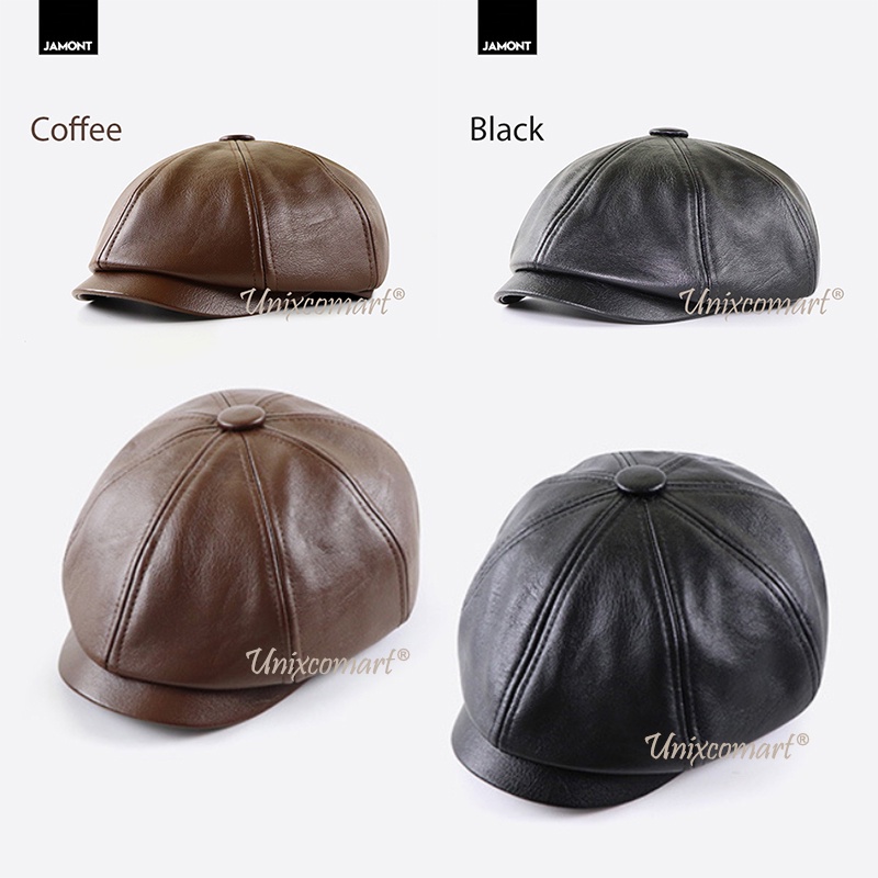 Topi Baret CARLOS Jamont Style Newsboy Flat Beret Hat Pelukis Patino