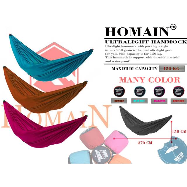 HAMMOCK ULTRALIGHT - HAMMOCK SINGLE - HAMMOCK - HAMMOCK - HAMMCOK