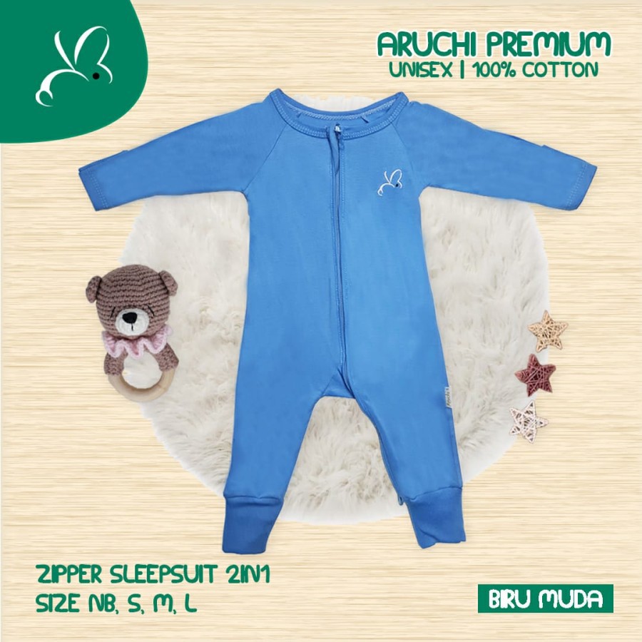 ARUCHI SLEEPSUIT ZIPPER / 1PCS