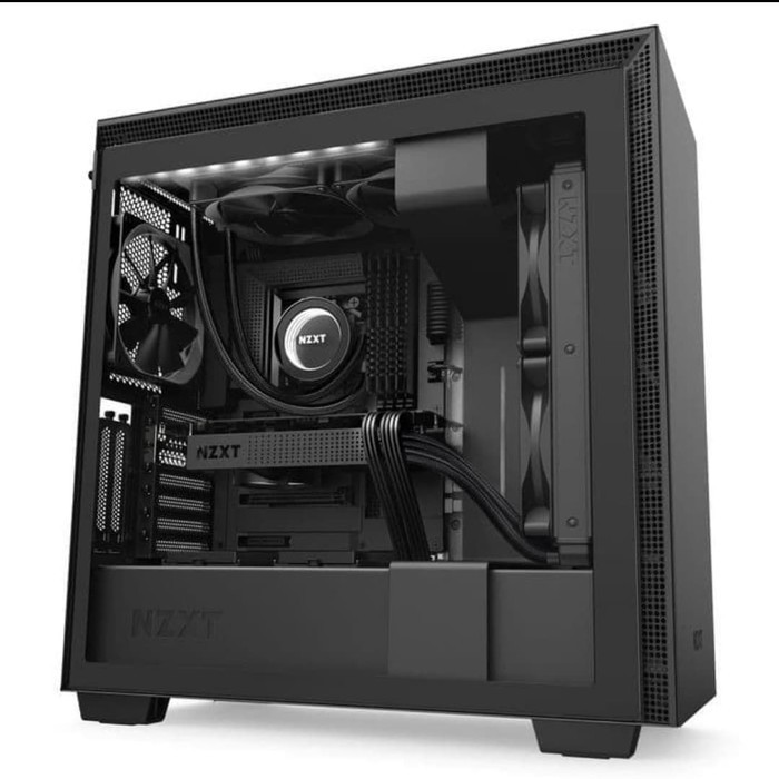 [tanpa palet kayu] Casing NZXT H710i RGB Matte Tempered Glass Mid Tower PC Case | ATX mATX mini-ITX EATX